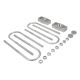 Proflow Lowering Block Kit For Ford & Holden Leaf Spring 1 Inch Universal