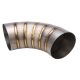Proflow Welded Pie Cut Round Tubing Titanium 5.0