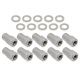 Street Pro Wheel Lug Nut Kit Chrome Open End 005 Length 1.50 7/16