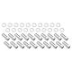 Street Pro Wheel Lug Nut Kit Chrome Cragar Weld SST Open End Mag 1.91 Set of 20