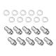 Street Pro Wheel Lug Nut Kit Chrome 002 Mag Length 1.56 7/16 .700 Set of 10