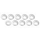 Street Pro Wheel Lug Nut Washers Polished Steel Offset Round 1.250