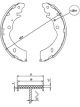 Bremtec Trade-Line Ceramic Brake Shoes