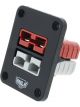 Hulk 4X4 Double Flush Mount Housing 50A Ando Style Plugs Red & Gry