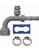 Jayair Fitt 90 Deg #8 Burgaflex For with R134A Port Clamp & Holder
