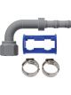 Jayair Fitt 90 Deg #8 Burgaflex For with Clamp and Holder
