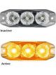 LED Pkt 2 LED Front Indicator Lamp 12/24V Horizontal/Vertical Mnt