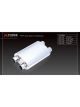 XForce 2.5 Inlet Twin In Twin Out 5 X 8 Oval Resonator