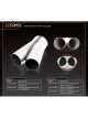 XForce Stainless Steel Merge Pipe From Twin 2.5 To Single 3