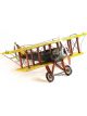Boyle Handmade Curtis Jenny Plane Ornament Yellow 43cm
