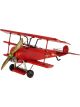 Boyle Handmade Red Baron Plane Red 37.5cm