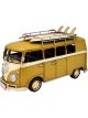 Boyle Handmade Volkswagen Kombi Van Ornament Yellow 32cm