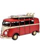 Boyle Handmade Volkswagen Kombi Van Ornament Red 32cm
