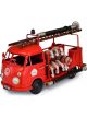Boyle Handmade Volkswagen 1956 Red Type 1 Fire Truck Red 34cm