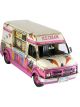 Boyle Handmade Ice Cream Truck Without Music Box Pink and Cream 32cm