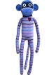 Boyle Handmade Stevie Purple and Blue Striped Monkey 70cm