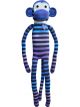 Boyle Handmade Skye Blue and Navy Striped Monkey 70cm