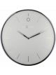NeXtime Glamour Wall Clock Silver and Off White 40cm