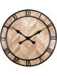 NeXtime Roman Vintage Wall Clock 58cm Light Brown