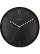 NeXtime Very Essential Wall Clock 40cm Black and Gold