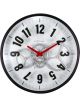 NeXtime Modern Gear Wall Clock 36cm White