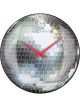 NeXtime Disco Ball Wall Clock 35cm Silver