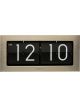NeXtime Big Flip Clock Silver 36cm