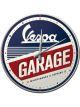 Nostalgic-Art Licensed Product Wall Clock Vespa Garage Navy  30 x 30 x 5.5cm
