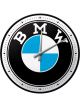 Nostalgic-Art Licensed Product Wall Clock BMW Logo Black and Blue 30x30x5.5cm