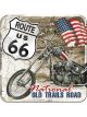 Nostalgic-Art Licensed Product Metal Coaster Route66 EasyRider 9x9cm