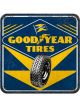 Nostalgic-Art Licensed Product Metal Coaster Goodyear Tires 9x9cm
