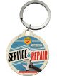 Nostalgic-Art Licensed Product Stainless Steel Keyring Round Service & Repair