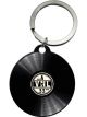 Nostalgic-Art Licensed Product Stainless Steel Keyring Round Retro Vinyl