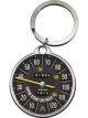 Nostalgic-Art Licensed Product Stainless Steel Keyring Round Citroen Tacho