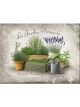 Nostalgic-Art Licensed Product Magnet Jardin Francais 6cm L x 8cm W