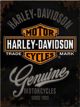 Nostalgic-Art Licensed Product Magnet Harley Genuine 6cm L x 8cm W