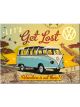Nostalgic-Art Licensed Product Magnet Volkswagen Bulli Let's Get Lost 6x8cm W