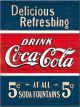 Nostalgic-Art Licensed Product Magnet Coca Cola Blue/Red 6cm L x 8cm W