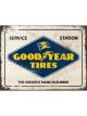 Nostalgic-Art Licensed Product Magnet Goodyear Logo White 6cm L x 8cm W