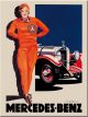 Nostalgic-Art Licensed Product Magnet Mercedes-Benz Woman in Red 6cm L x 8cm W