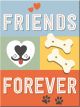 Nostalgic-Art Licensed Product Magnet Friends Forever 6cm L x 8cm W