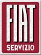Nostalgic-Art Licensed Product Magnet Fiat Servizio 6cm L x 8cm W