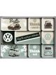 Nostalgic-Art Licensed Product Magnet Set Beetle & Bulli 7cm L x 9.3cm W