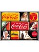 Nostalgic-Art Licensed Product Magnet Set Coca Cola Yellow/Red 7cm L x 9.3cm W
