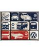 Nostalgic-Art Licensed Product Magnet Set VW Original Ride 7cm L x 9.3cm W