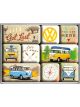 Nostalgic-Art Licensed Product Magnet Set Bulli Let's Get Lost 7cm L x 9.3cm W
