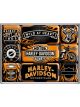 Nostalgic-Art Licensed Magnet Set Harley-Davidson Wild at Heart 7x9.3cm W