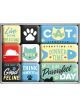 Nostalgic-Art Licensed Product Magnet Set Cat Lifestyle 7cm L x 9.3cm W