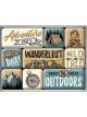 Nostalgic-Art Licensed Product Magnet Set Outdoor Adventure Awaits 7x9.3cm W
