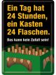 Nostalgic-Art Licensed Product Metal Card 24 Stunden 10 cm L x 14cm W